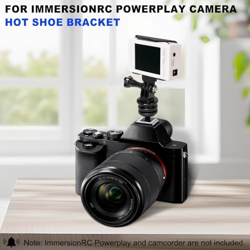 Camera Hot Shoe Bracket for ImmersionRC Powerplay, 360° Adjustable Angle