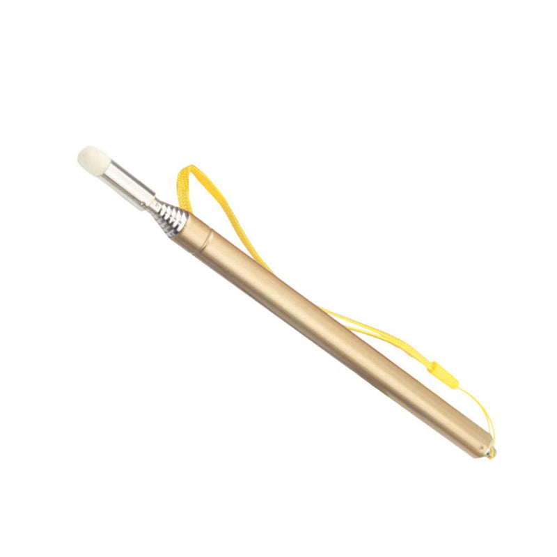 STOBOK Telescopic Pointer Teaching Pointers Extendable Hand Pointer Stainless Steel Classroom Whiteboard Pointer for Teachers (Gold) Golden