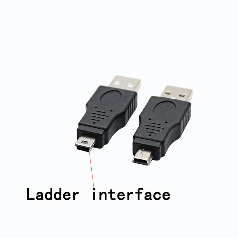 USB 2.0 Type a Plug to Mini USB Male Adapter 3-Pack