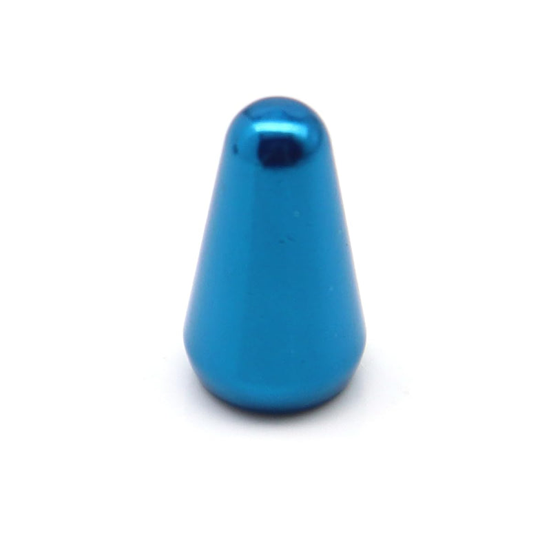 Eletric Guitar 3 Way 5 Way Pickup Switch Tip Metal Switch Cap Switch Knob for Strat Tele Guitar Accessories (2pcs Blue) 2pcs Blue