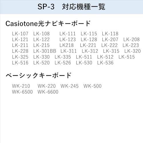 Casio SP-3 - Sustain Pedal Compatible with All Casio Keyboards and Digital Pianos with A Pedal Jack Single