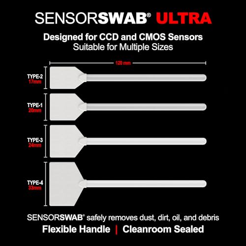 Photographic Solutions Digital Survival Kit - Type-1 (20mm) Sensor Swabs, PEC-PAD Photo Wipes, E-Wipe Packet, Aeroclipse Optic Cleaner Non-Flamable Solution - Camera Cleaning Kit with Travel Bag Type-1 (20mm)