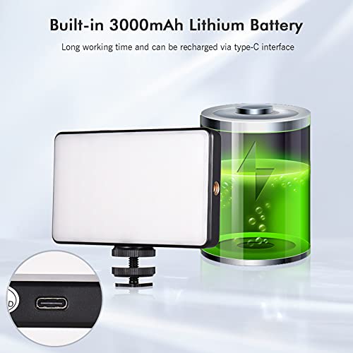 ST120 Pocket LED Video Light Rechargeable Fill Light 2500K-9000K