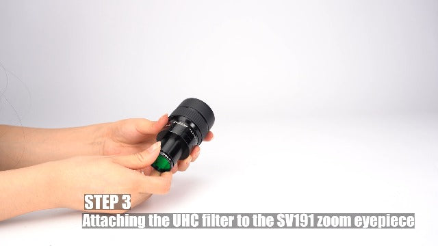 SVBONY T2 T Ring Adapter and T Adapter for Canon EOS Standard EF Lenses, Bundle with SVBONY 1.25 inch UHC Filter Telescope Camera Astrophotography Accessories