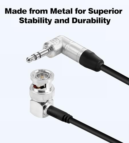 Alvin's Cables Tentacle 3.5mm TRS to BNC Timecode Cable Ultra-Soft 50cm 20inches Non-locking TRS