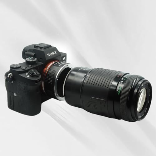 PHOLSY Lens Mount Adapter Manual Focus: Compatible with Canon EF (EF-S) Lens to Sony E (NEX) Camera Body Canon EF to Sony E