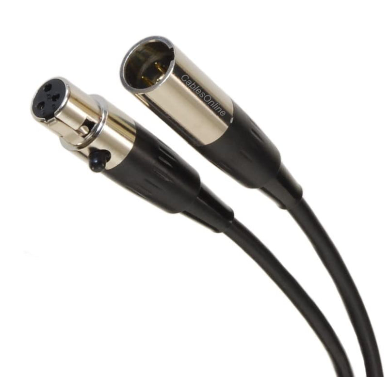[AUSTRALIA] - CablesOnline 15ft Mini-XLR 3-Pin Male to Mini-XLR 3-Pin Female Pro Microphone Cable, XM-015 15-ft 
