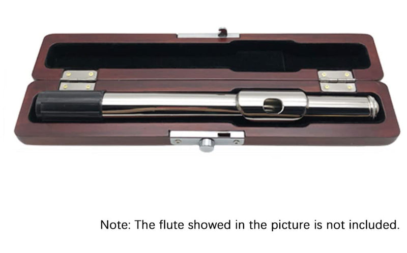 Flute Head Joint Case Mouthpiece Headjoint Storage Box Flute Instrument Accessories (Mahogony)