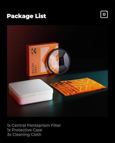 K&F CONCEPT 82mm Fractal Filter Rotatable Prism 4+1