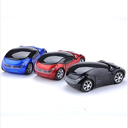 WXG Wireless Mouse 3D Car Shape Mouse 2.4GHz USB Gaming Mouse with Receiver for PC Laptop Black