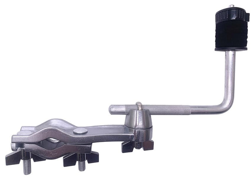 [AUSTRALIA] - Drum Set Mounting Clamp Chrome Cymbal Boom Arm with Clamp Holder Bracket Percussion Instrument Accessories Silver 