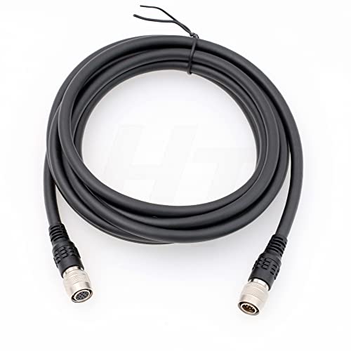 HangTon 12 Pin Hirose Male to Female Cable for Sony XC DXC CCXC Hitachi Panasonic GP Camera, 12V DC Power Video HD VD 10m