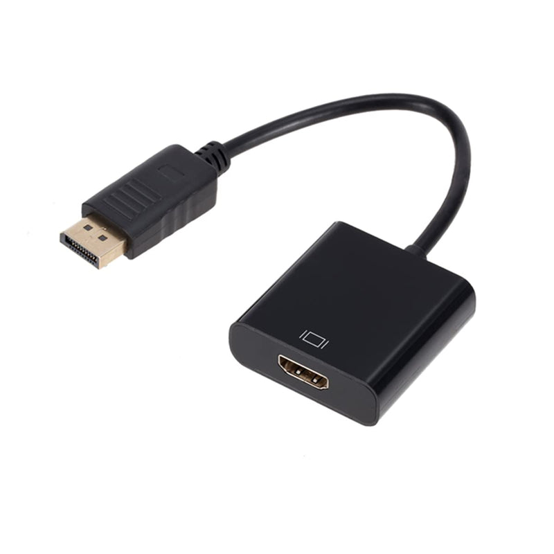 DP to HDMI Adapter, Gold-Plated DisplayPort Male to HDMI Female Converter 60Hz Compaitible with PC Laptop Dell HP Monitor HDTV Projector and More Passive DPTOHDMI