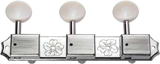 [AUSTRALIA] - Golden Gate F-2853 Vintage Classical Guitar Tuners - 2 Planks (3+3) - Nickel 