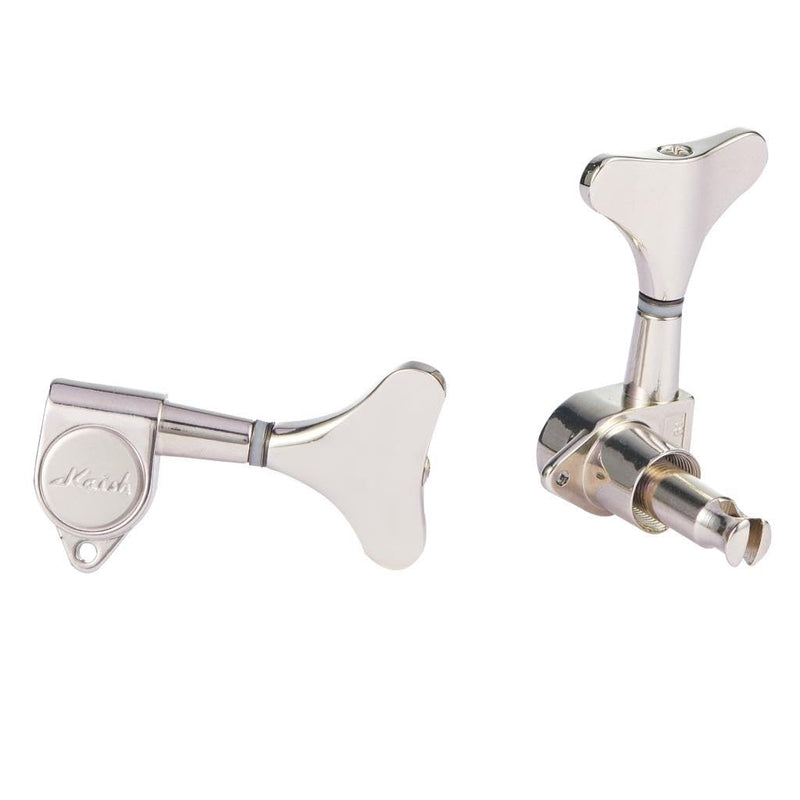 [AUSTRALIA] - 5 String 18:1 Sealed Bass Tuners Bass Guitar Tuning Keys Pegs Bass Tuning Machines Compatible with Ibanez/Yamaha Style Acoustic/Electric Bass Nickel 3R/2L 5 String 3R/2L 