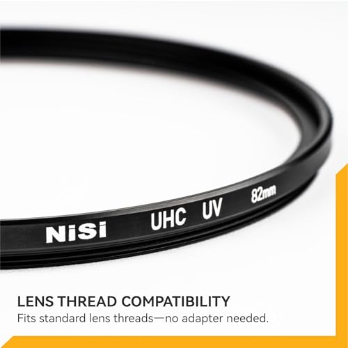 NiSi, 49mm UHC UV Protection Filter – Ultra-Slim Design with 18 Multi-Layer Coatings, Ultra Hard Coating, Nano Coating, Hydrophobic & Scratch Resistant – UHD Clarity and UV Filter for 49mm Camera Lens