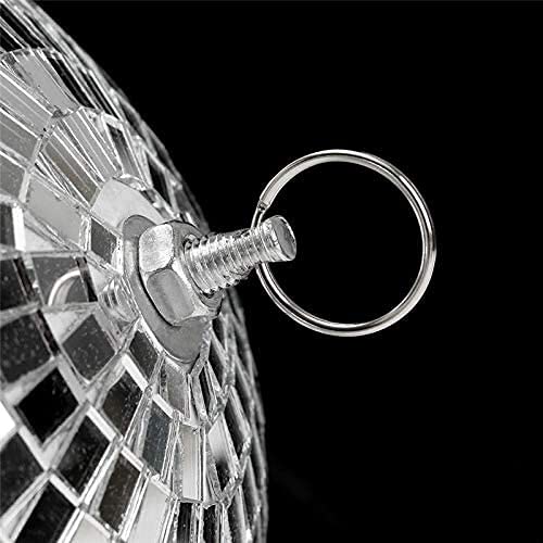 Disco Ball -6-Inch Cool and Fun Silver Hanging Party Disco Ball –Big Party Decorations, Party Design (6 inch) 6 inch