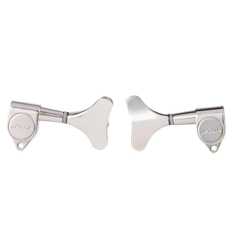 KAISH 5 String 3R2L 18:1 Sealed Bass Tuners Bass Guitar Tuning Keys Tuning Machine Heads for Ibanez/Yamaha Style Acoustic/Electric Bass Nickel 5 String 3R/2L