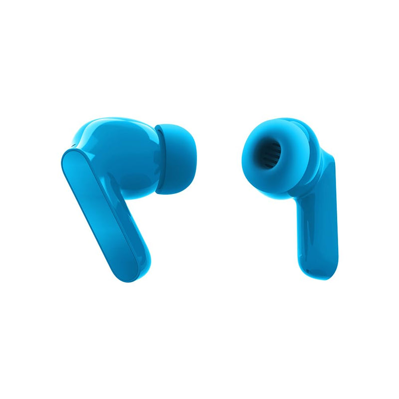Motorola Moto Buds Bass XT2443-1 Dynamic ANC, Triple Microphone Array, Bluetooth 5.3, IP54 Water & Dust Resistant, Dolby Atmos Audio - (Blue Jewel)