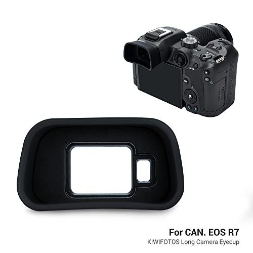 JJC Silicone Eyecup Viewfinder for Canon EOS R7 Camera with Extended Design For EOS R7