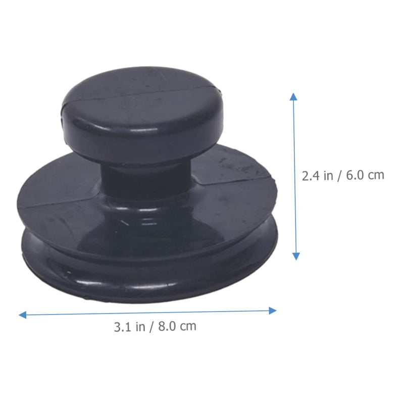 Mikinona 2pcs Bodhisattva Bowl Suction Cup Handle Sound Bowl Stabilizer Buddha Sound Suction Cups Zen Decoration Singing Lifting Handle e Mat Rubber 8x8cm