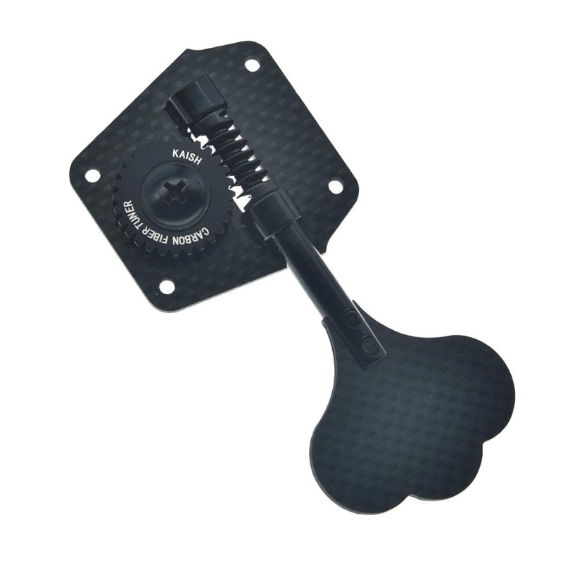 KAISH 28:1 Carbon Fiber Bass Tuners Carbon Bass Tuning Machines Bass Tuning Keys for Jazz Bass or Precision Bass