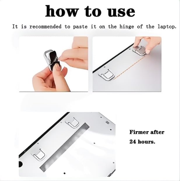 Adjustable Laptop Stand, Portable Laptop Riser, Laptop Stand for Desk Foldable, Ergonomic Computer Notebook Holder, Office Desk Accessories- Silver