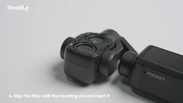 SMALLRIG VND 1-5 & CPL & 1/4 Black Mist Filter for DJI Osmo Pocket 4P VND1-5 & CPL & 1/4 Black Mist