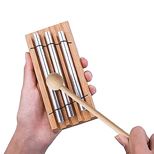 4 Pcs Wood Percussion Sticks 8.7" Xylophone Mallets Sticks Glockenspiel Mallets for Xylophone Glockenspiel Bells Chime Woodblock Drum