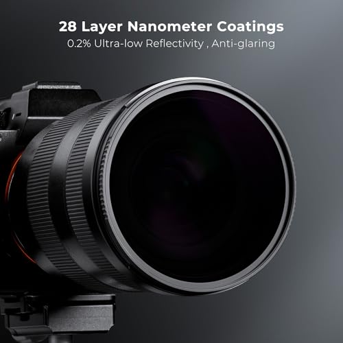 K&F CONCEPT 72mm ND100000(16.6 Stops) High Definition ND Lens Filter