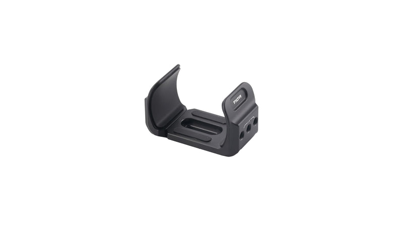 [AUSTRALIA] - Tilta Universal Power Bank Holder Clamp | Aluminum Alloy Mount with Cold Shoe & 1/4"-20 Threads | Fits 59–94mm Wide Power Banks | Secure Camera Cage Accessory – Black (TA-UPBH-B) 
