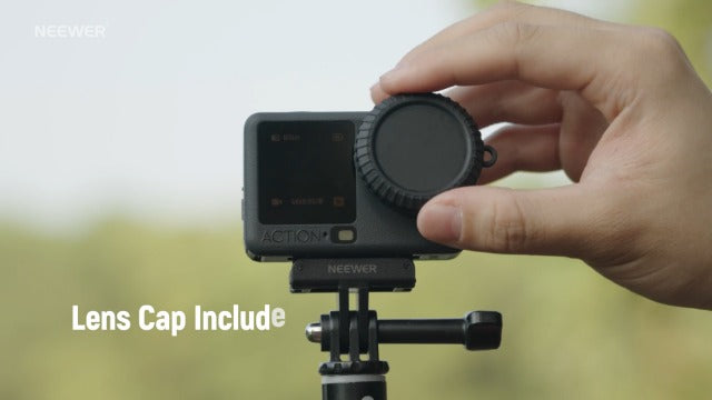 NEEWER ND/PL Filter Set Compatible with DJI Osmo Action 6 Only, ND8/PL+ND16/PL+ND32/PL+ND64/PL Polarized Neutral Density CPL Lens Filters Multicoated HD Action Camera Photography Accessories, FL-B3 4 Pack ND/PL
