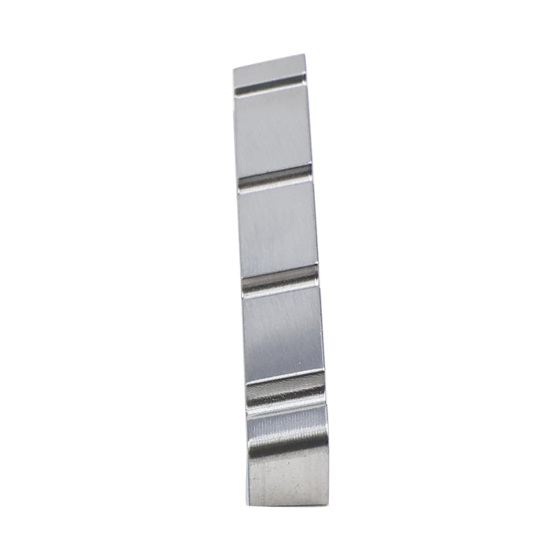 Titanium alloy Bass Guitar Nut Pre-cut Slot 4 String Bass Nut for Electric Bass Guitar Replacement Parts (43mm×7.7mm×5.8mm) 43×7.7×5.8mm
