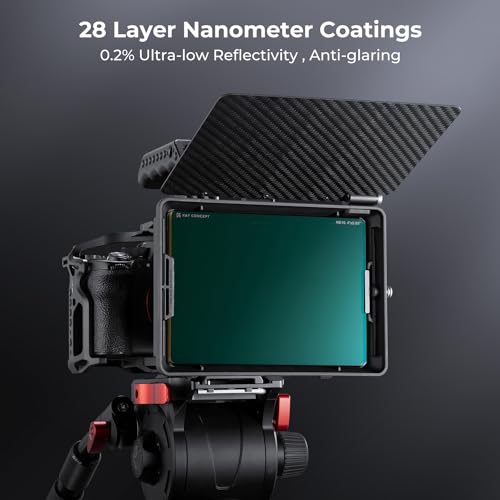 K&F CONCEPT 4" x 5.65" Square ND16 Filter Compatible with Matte Box