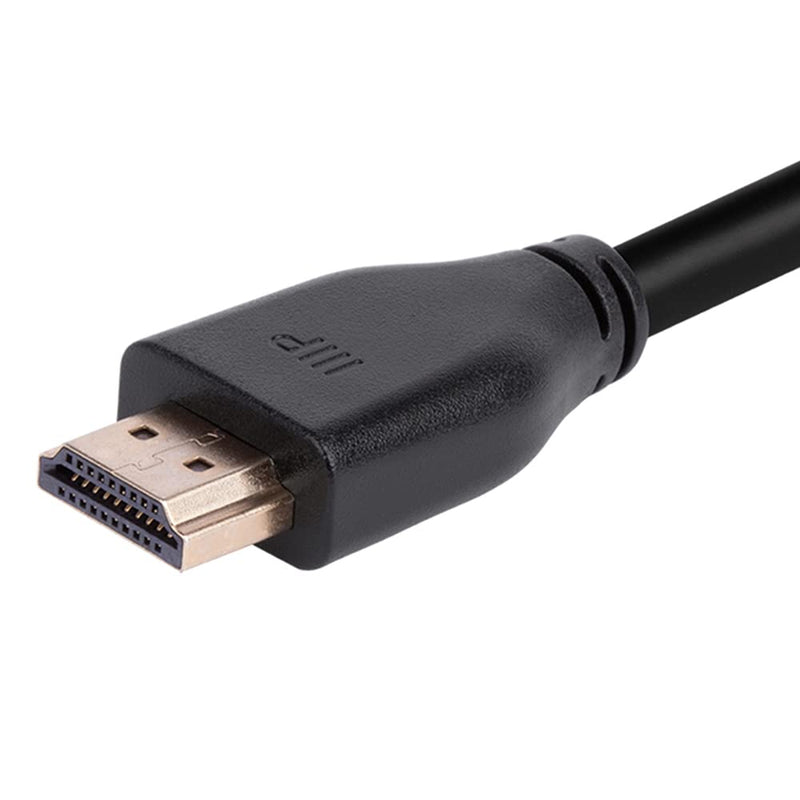 Monoprice 8K Certified Ultra High Speed HDMI Cable - HDMI 2.1, 8K@60Hz, 4K@120Hz, 48Gbps, HDR, VRR, CL2 In-Wall Rated, 6ft, Black - 5 Pack Length: 6ft 1