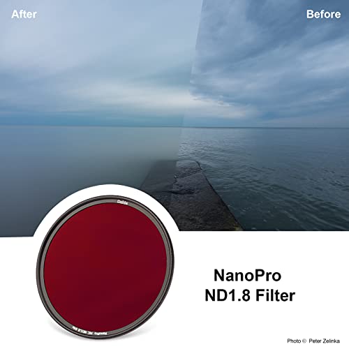 Haida ND1.8 64x Nanopro Filter 6-Stop Multi-Coating Nano Coating Optical Glass Camera SLR Photographic Lens Neutral Density Filter (67mm) 67mm
