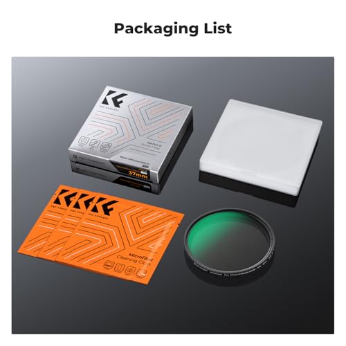 K&F CONCEPT 55mm Black Diffusion Mist 1/8 & Variable ND2-32 in-1 Filter