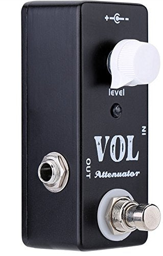 Mosky Mini VOL Attenuator Pedal Electric Guitar Effect Pedal with True Bypass