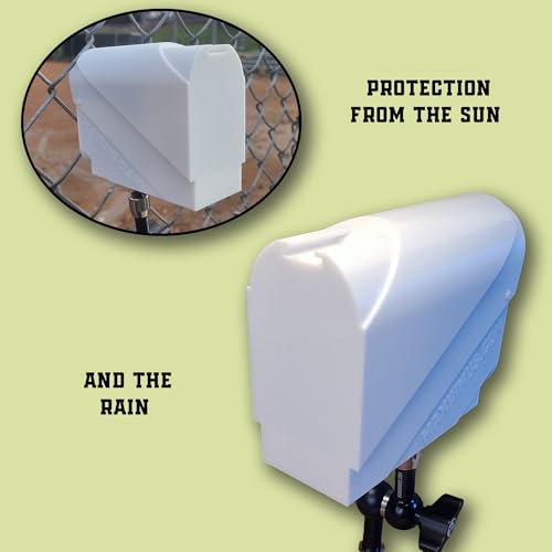 US Designed & Veteran Made - Protective Clam Cover for The AVKans Go Wireless Camera | White Thermoplastic Material Blocks Sun & Prevents Overheating for Outdoor & Sports (Baseball & Softball)