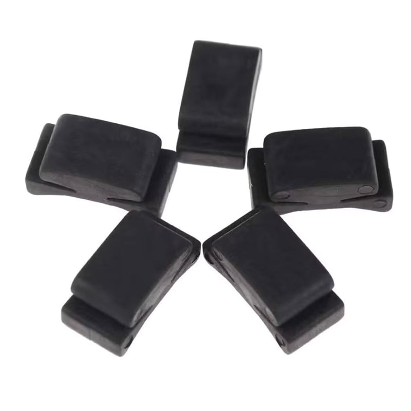 5pcs Rubber Headstock Guitar Pick Holder - Securely Attach Between 3rd & 4th Strings for Guitar, Bass, Ukulele, Banjo and Mandolin