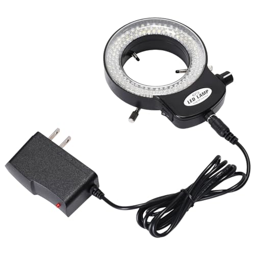Adjustable 144 LED Beads Ring Light Illuminator lamp for Monocular Binocular Trinocular Soldering Repairing Stereo Microscope Video Camera CE Certificate