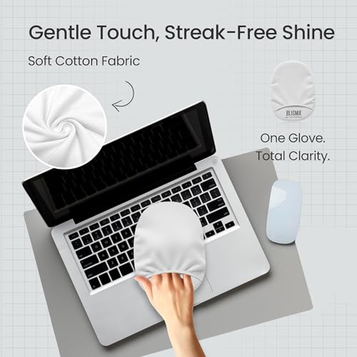 Screen Cleaner Kit 6.7 Fl Oz Spray, Microfiber Cloth & Glove BLISMA Screen Cleaner