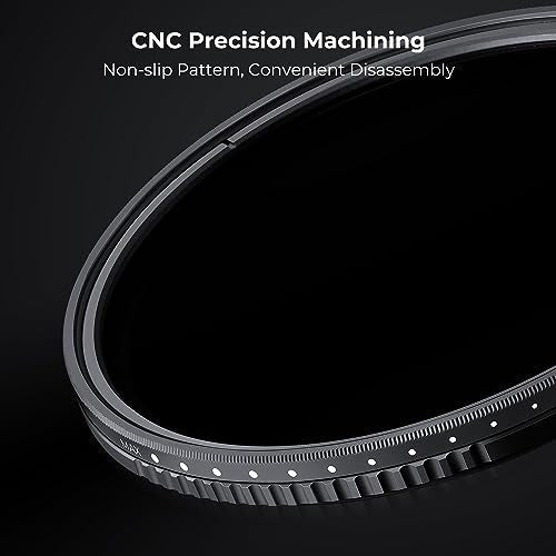 K&F CONCEPT 55mm Variable ND2-400(1-9 Stops) Waterproof ND Lens Filter