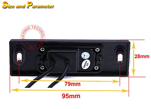 Super HD Vehicle Camera 1280x720 Pixels 1000 TV Lines Waterproof Vehicle Car Rear View Backup Camera 170° Reverse Camera for Saab 92 93 94 95 97 9X Subaru Liberty Forester Wagon