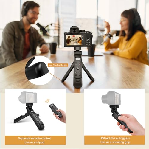 for Sony Tripod Wireless Shooting Grip with Shutter Release Black for Sony