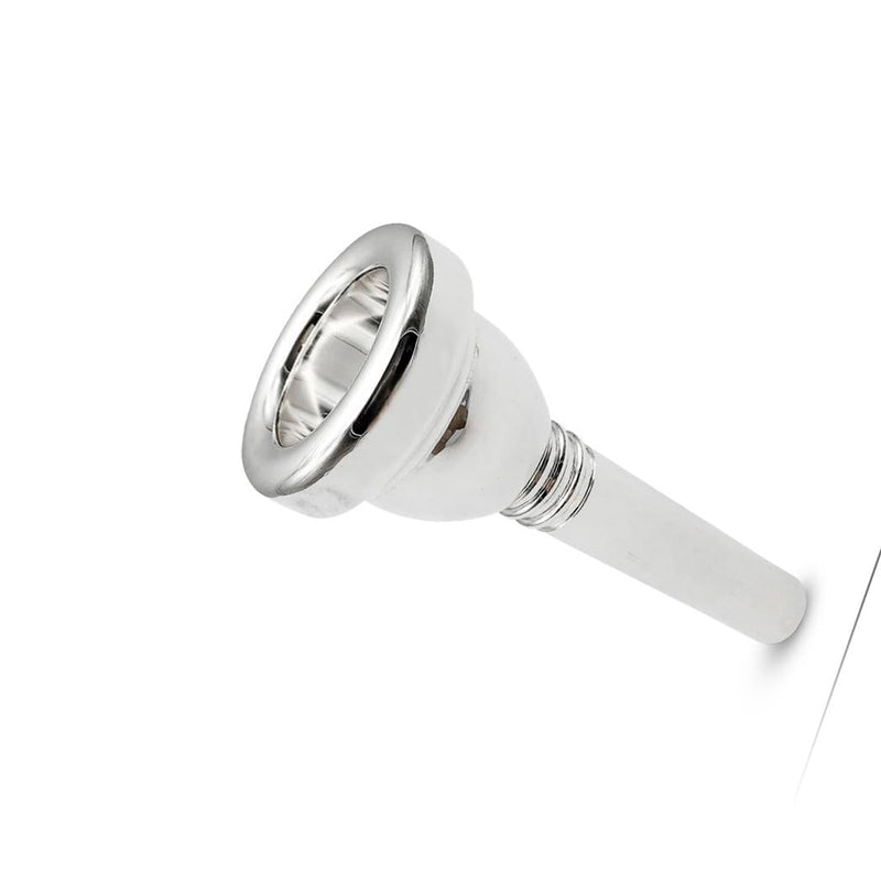 [AUSTRALIA] - Trombone Silver Plated Mouthpiece (6 1/2AL) Baritone Euphonium Mouth Piece Replacement Musical Instruments Accessories (Silver 6 1/2AL) 