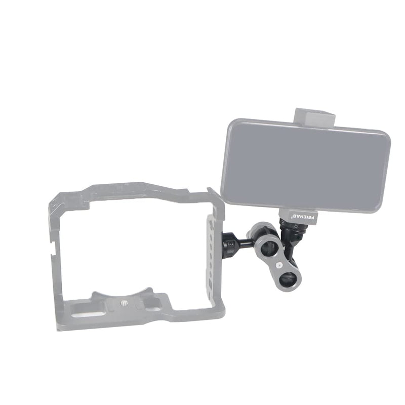 [AUSTRALIA] - FEICHAO 1 Inch Ball Mount Head Adjustable Adapter with Cold Shoe Base for Underwater Camera Case Video Flash (Kit A) Kit A 