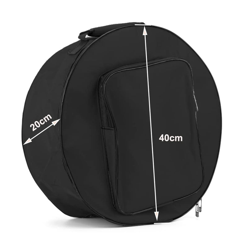 [AUSTRALIA] - Snare Drum Bag Waterproof Drum Backpack Travel Drum Shoulder Bag Portable Drum Storage Case with Adjustable Strap and Padded Handle,14" 