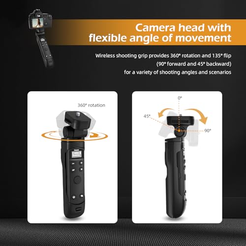 for Canon Tripod Wireless Shooting Grip with Shutter Release Black for Canon