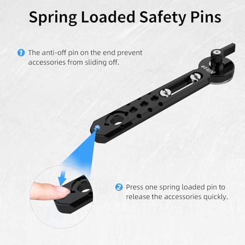 Nitze NATO Rail with ARRI Rosette (5"/127 mm) - N49-NR5 5"/127mm NATO Rail